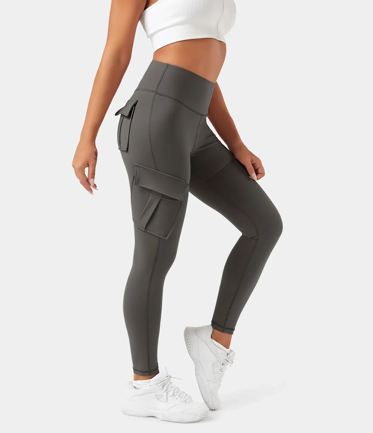 High-Waisted Cargo Leggings