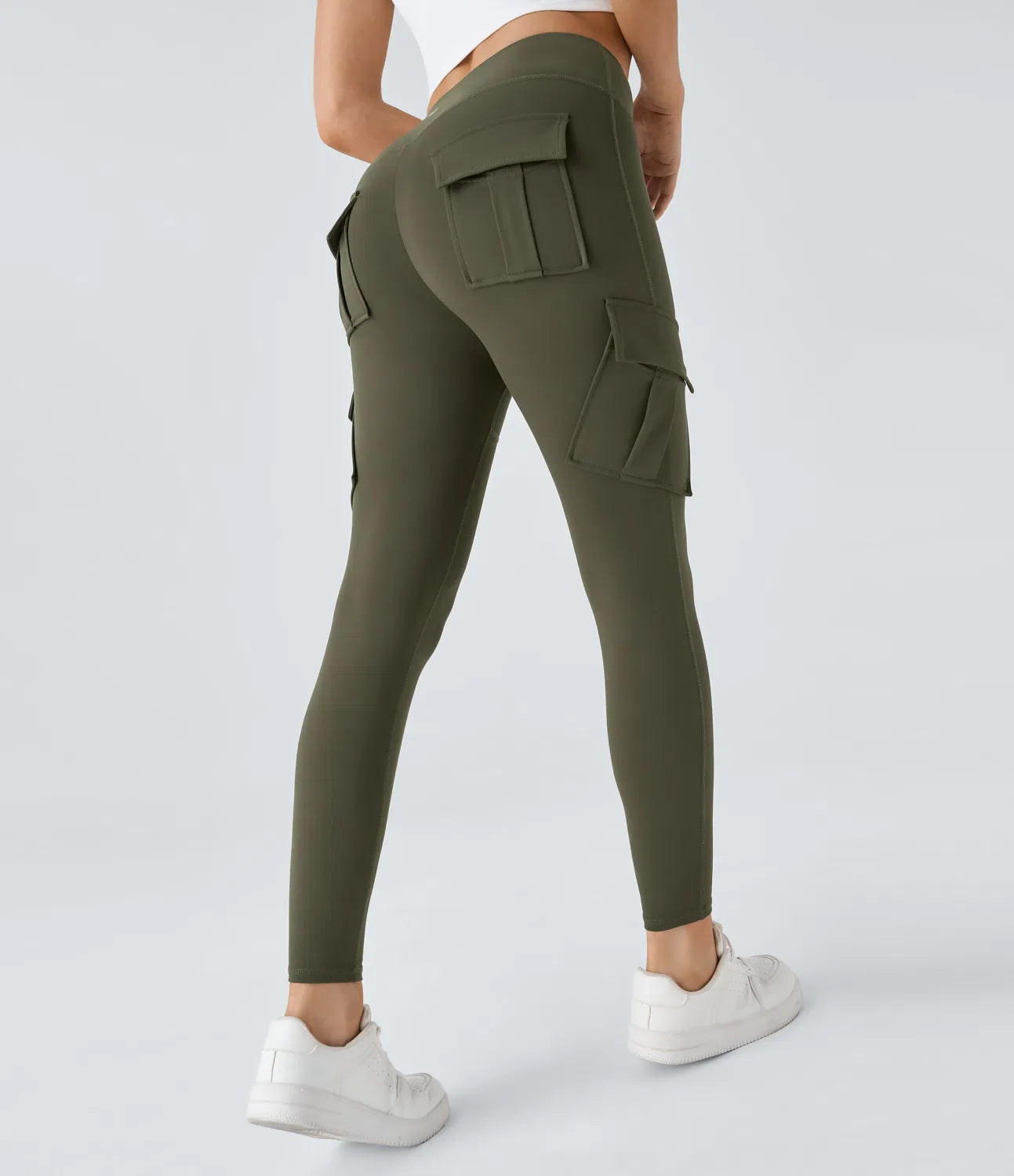 High-Waisted Cargo Leggings