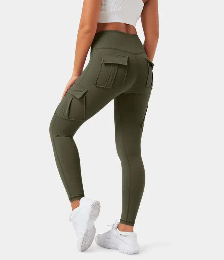 High-Waisted Cargo Leggings